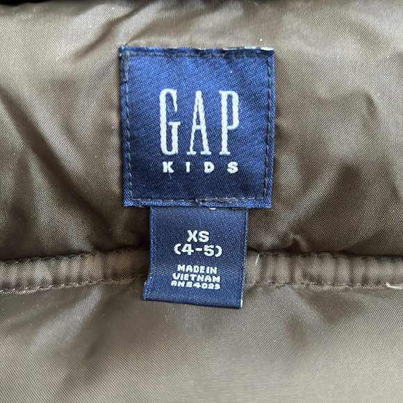 Gap kids xs 4/5 down fill parka coat - Picture 4 of 6